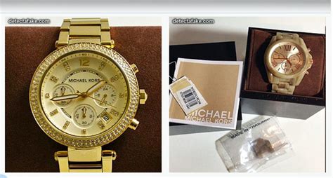 michael kors watch serial number